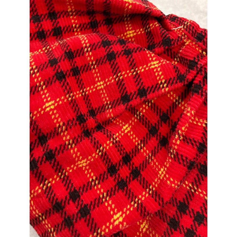 Vintage Handmade Plaid Doll Skirt (196)